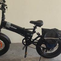 Bicicletta elettrica ridstar 1000w pieghevole