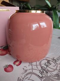 Vaso charm rotondo salmone di Enzo de Gasperi(EDG)