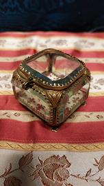 Antico Portagioie Stile Napoleone III Vetri Molat