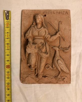 Targa terracotta ‘Vigilanza’ f.lli Mennella Ischia