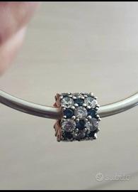 Charm Pandora Eleganza Scintillante Blu 798487C02