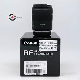 Canon RF 85mm F2.0 Macro IS STM Pari al nuovo