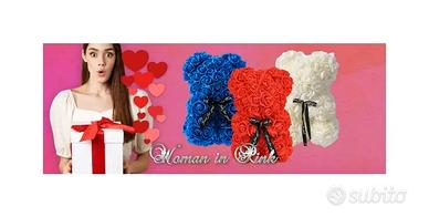 Orsetto di Rose Idea Regal0 Amore San Valentino