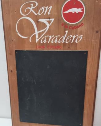 Lavagnetta stile pub Rum Varadero