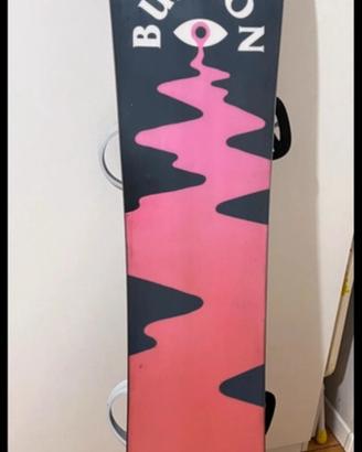 Burton snowboard 152 donna con attacchi e sacca