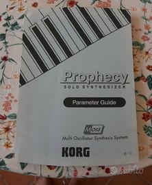 Manuale originale KORG PROPHECY