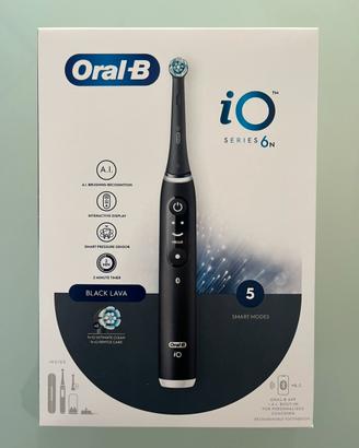 Oral-B iO Spazzolino Elettrico Nero Serie 6