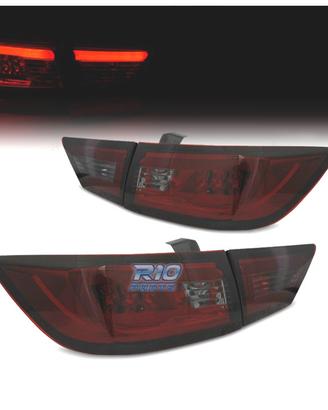 FANALI PER RENAULT CLIO 4 13-16 LIGHT BAR ROSSO AF