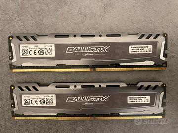 RAM BALLISTIX ddr4 16Gb (2x 8Gb)