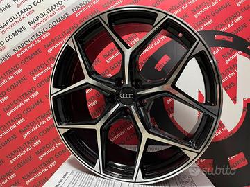 Cerchi Audi A5 A6 A7 A8 Q5 21 pollici rs3 nero luc