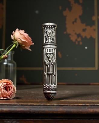Porta aghi antico argento art deco egittologia