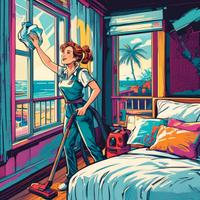 Addetta alle pulizie