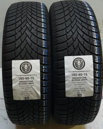 2 GOMME 185 60 15 BRIDGESTONE A52564