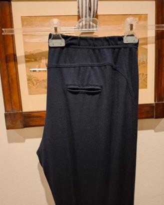 pantaloni donna blu jersey sintetico tg XXL