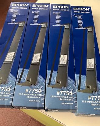 EPSON NASTRO IN TESSUTO PER STAMPANTE 7754  4 PZ.