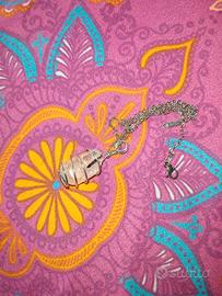 Collana in wire con Quarzo Ialino 