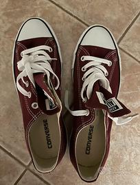 Converse All Star Bordeaux basse low Original 41.5 Abbigliamento e Accessori In vendita a Parma