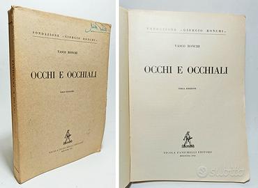 OCCHI E OCCHIALI - RONCHI VASCO 1956