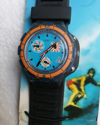 Orologio Swatch Aquachrono Surf 1997