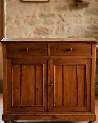 Splendida Credenza in Noce Massello - Fine '800
