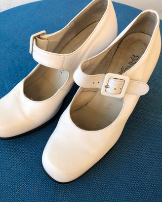 Scarpe Mary Jane bianche PARENTESI