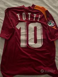 maglia roma totti 2005 worn