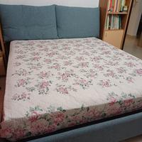 Letto matrimoniale contenitore con materasso