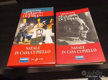 VHS +LIBRO  DI EDUARDO DE FILIPPO