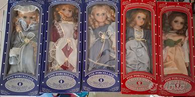 Collezione Victorian style bambole porcellana 