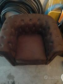 Poltrona stile chesterfield