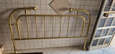letto antico in ottone 