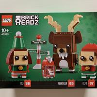 Lego 40353 Brickheadz Renna Elfo ed Elfa Nuovo