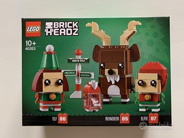 Lego 40353 Brickheadz Renna Elfo ed Elfa Nuovo