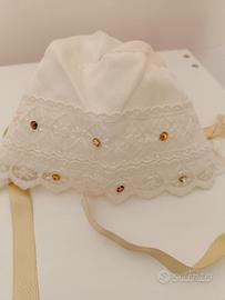 Vestito battesimo bambina + accessori