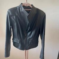 Blazer in vera pelle