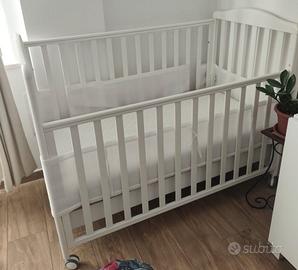 Lettino bambini bianco