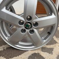 6 CERCHI IN LEGA SKODA 6JX15 ET38
