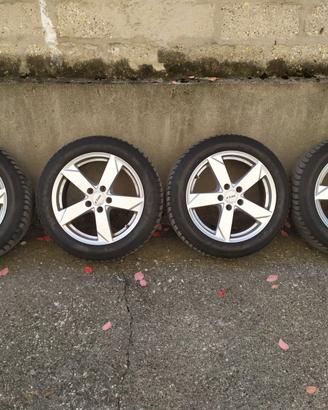 4 cerchi 17" per Audi A4 B9 (+ gomme inv. 225/50)