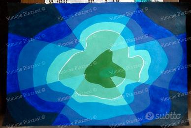 Quadro di Simone Piazzesi - L'ISOLA DI TALIESYN