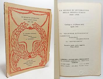 UN SECOLO DI LETTERATURA DELLA NUOVA ITALIA