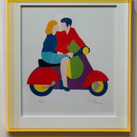 Quadro Serigrafia Marco Lodola 30x35 cm, moments