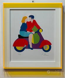 Quadro Serigrafia Marco Lodola 30x35 cm, moments