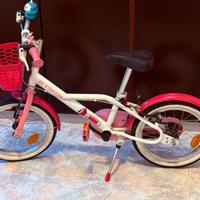 Bici bambina 4–6 anni con rotelle -