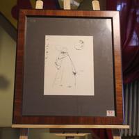 Caffè Nino matita su carta 30x24 1960 archivio