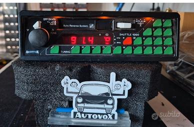 Autoradio Vintage Anni '80 Autovox Shuttle 1000