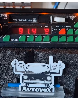 Autoradio Vintage Anni '80 Autovox Shuttle 1000