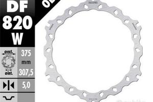 Disco freno anteriore GALFER DF820W per BUELL