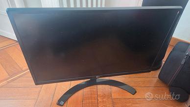 monitor pc 4k LG 24"
