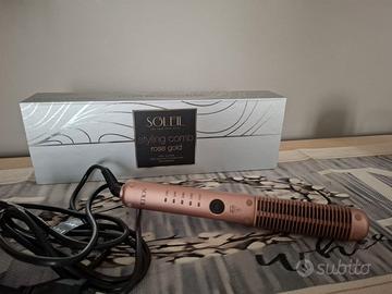 Accessorio per capelli spazzola lisciante e mossi