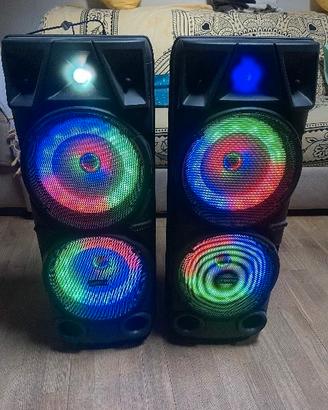 coppia casse bluetooth portatili